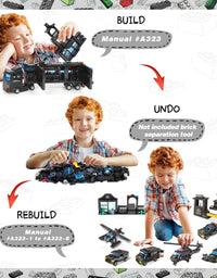 Exercise N Play SWAT Armored Truck Bricks Set - 1020 Pcs