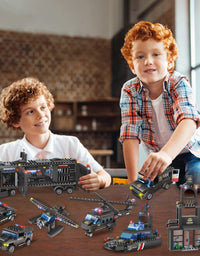 Exercise N Play SWAT Armored Truck Bricks Set - 1020 Pcs