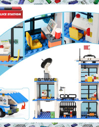 Exercise N Play Mini Police Car Blocks Sets - 736 Pcs