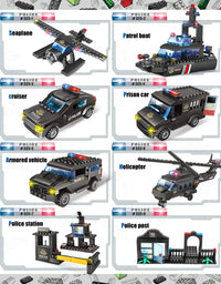 Exercise N Play SWAT Armored Truck Bricks Set - 1020 Pcs