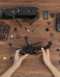 Exercise N Play SWAT Armored Truck Bricks Set - 1020 Pcs