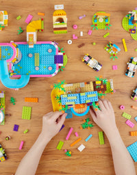 Exercise N Play TreeHouse & Water Park 2 IN 1 Children's Construction Toys - 1274 Pcs
