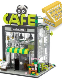 Exercise N Play Coffee Shop Mini Building Blocks Bricks Set - 589Pcs