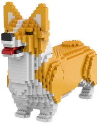 Exercise N Play Corgi Dog Miniature Blocks Set - 1520 Pcs