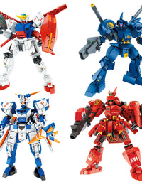 Exercise N Play Ninja Mechs Toy For Toddlers Sets - 1200 Pcs