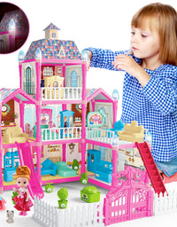 Exercise N Play Large Doll House Toddler Toys - 215 Pcs