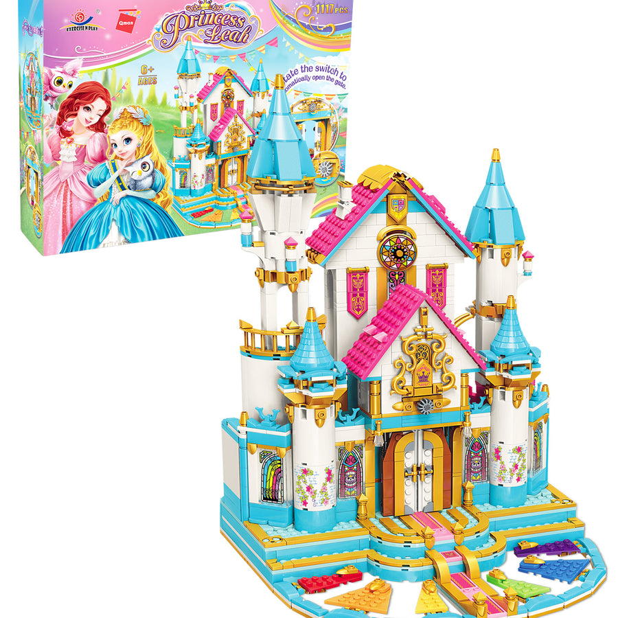 Exercise N Play Princess Castle Construction Toy Set - 1736 Pcs