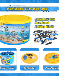 Exercise N Play Police Prison Island Blocks Bricks - 890 Pcs