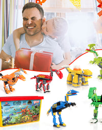 Exercise N Play STEM Dinosaur Toys Set For Kids - 539 Pcs