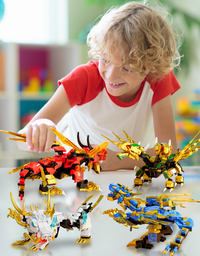Exercise N Play Animal Mecha Toddler Building Bricks Toys - 1222 Pcs