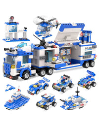 Exercise N Play Mega Police Cars for Toddlers Toys - 1338 Pcs
