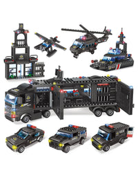 Exercise N Play SWAT Armored Truck Bricks Set - 1020 Pcs