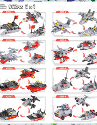 Exercise N Play Military Cruiser Ships Miniature Brick Sets - 952 Pcs