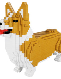 Exercise N Play Corgi Dog Miniature Blocks Set - 1520 Pcs