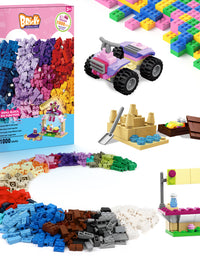 Exercise N Play 1000 Pcs MOC Toddlers Brick Toys