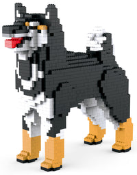 Akita Inu Pixel Puzzle Toys Set