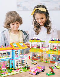 Exercise N Play City House & Grocery Store 2 IN 1 Construction Toys - 1675 Pcs