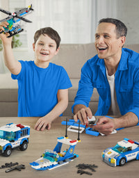 Exercise N Play Police Prison Island Blocks Bricks - 890 Pcs