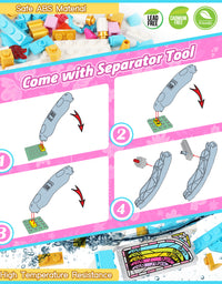 Exercise N Play Princess Castle Construction Toy Set - 1736 Pcs