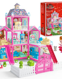 Exercise N Play Large Doll House Toddler Toys - 215 Pcs