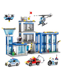 Exercise N Play Miniature Police Headquarters Blocks Sets - 1001 Pcs