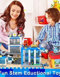 Exercise N Play Miniature Police Headquarters Blocks Sets - 1001 Pcs
