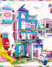 Exercise N Play Story Girls Friends House Set Toys - 822 Pcs