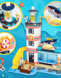 Exercise N Play Lighthouse Rescue Center Construction Toys - 723 Pcs