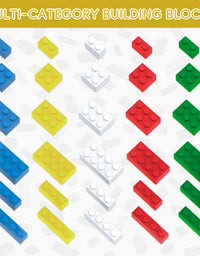 Exercise N Play Police Race Car Tiny Building Blocks Set - 557 Pcs