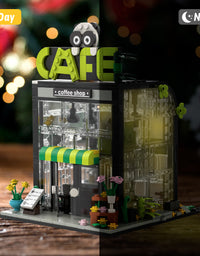 Exercise N Play Coffee Shop Mini Building Blocks Bricks Set - 589Pcs