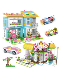 Exercise N Play City House & Coffee Shop Brick Minis Set - 1422 Pcs