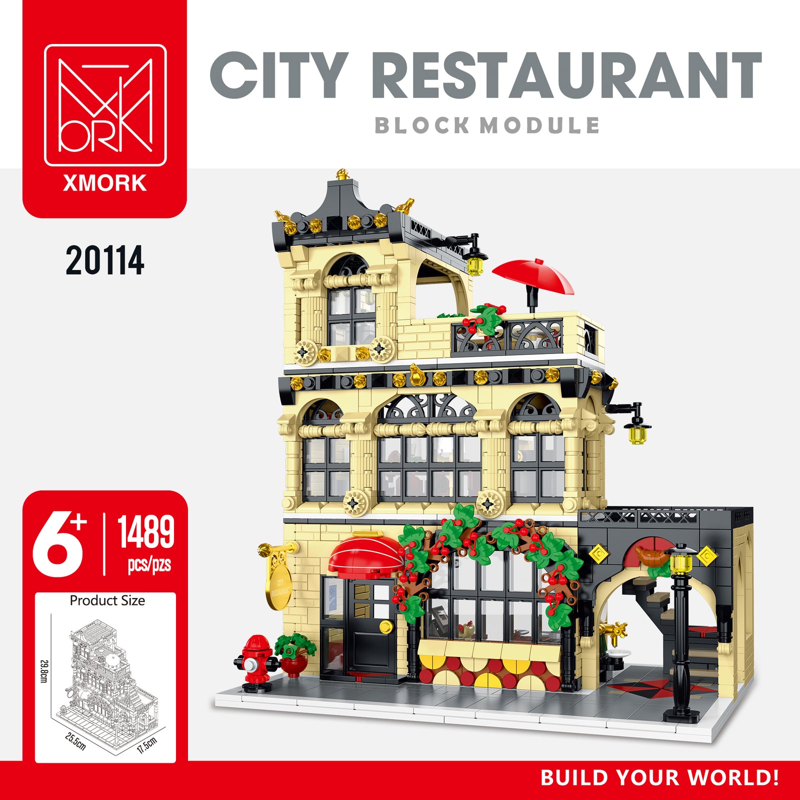 City Restaurant Modular Brick Set