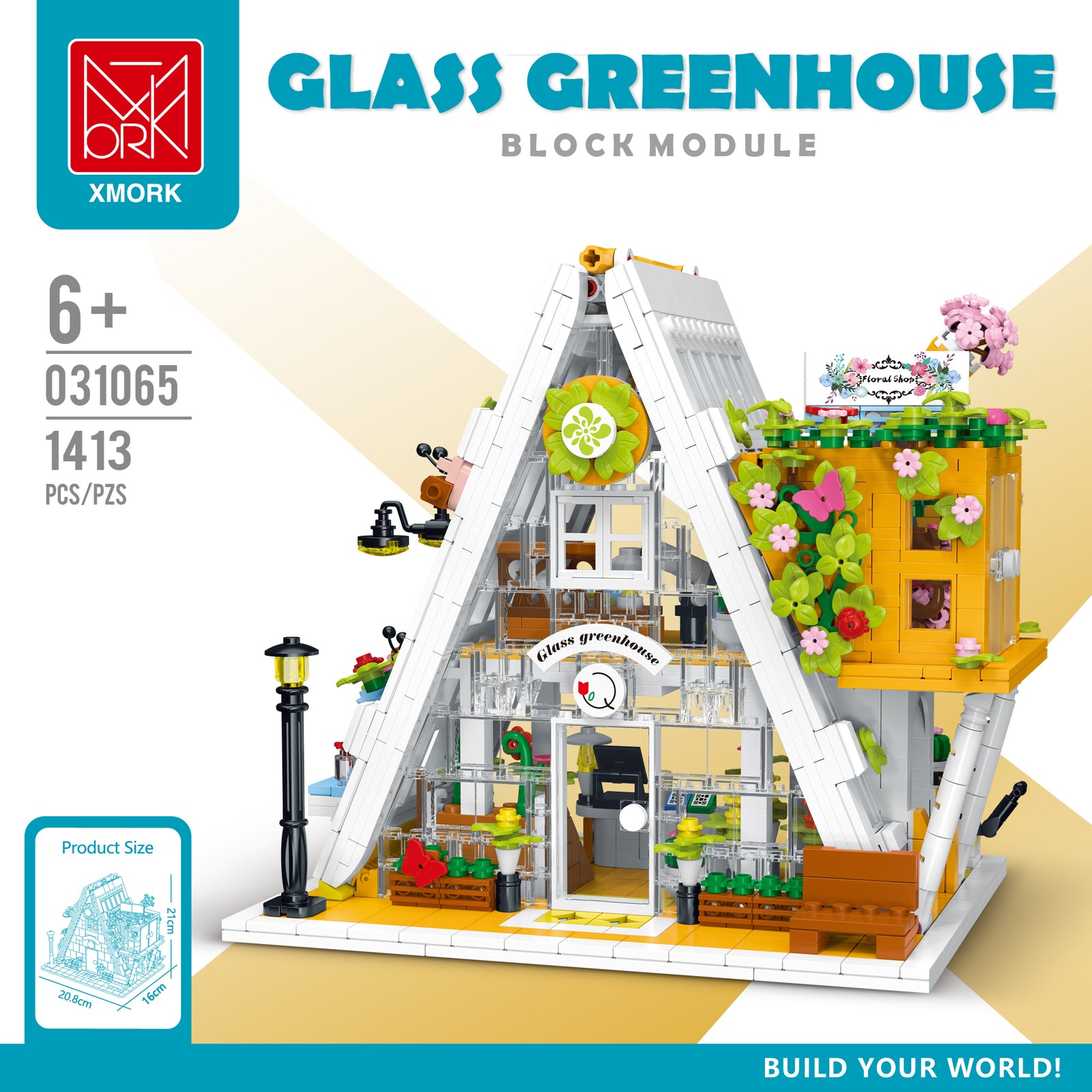City Plants Greenhouse Children's Construction Toys