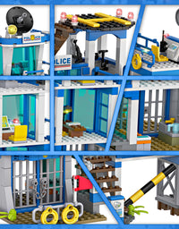 Exercise N Play Police Prison Island Blocks Bricks - 890 Pcs