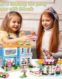 Exercise N Play City House & Coffee Shop Brick Minis Set - 1422 Pcs