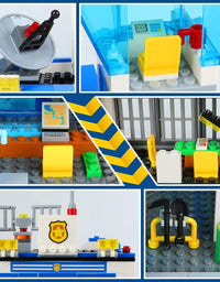 Exercise N Play Miniature Police Headquarters Blocks Sets - 1001 Pcs