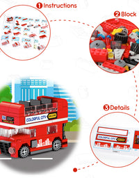Exercise N Play Mini Transportation Toddler Car Toys Sets - 160 Pcs
