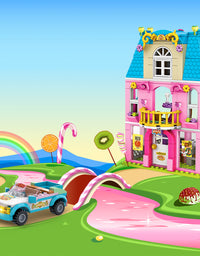 Exercise N Play Barber & Pizza Shop Small Building Blocks - 1030 Pcs