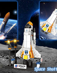 Exercise N Play Space Rocket Launch Center Brick Set - 455 Pcs