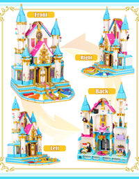 Exercise N Play Princess Castle Construction Toy Set - 1736 Pcs