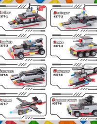 Exercise N Play Navy Military Aircraft Carrier Building Toy Sets - 786 Pcs