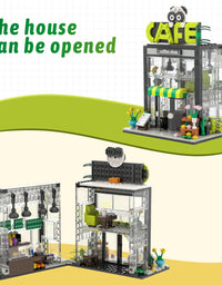 Exercise N Play Coffee Shop Mini Building Blocks Bricks Set - 589Pcs