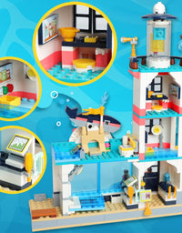 Exercise N Play Lighthouse Rescue Center Construction Toys - 723 Pcs