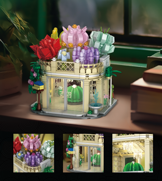 City Plants Greenhouse Children's Construction Toys