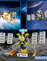 Exercise N Play Space Rocket Launch Center Brick Set - 455 Pcs