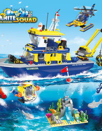 Exercise N Play Exploration Ship Mini Building Blocks Sets - 753 Pcs