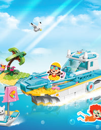 Exercise N Play Vacation Beach House Toy Bricks Sets - 948 Pcs