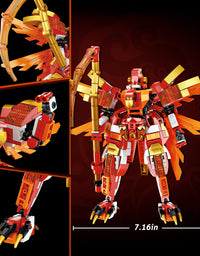 Exercise N Play Ninja Mechs Tiny Building Blocks Sets - 1263 Pcs
