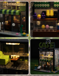 Exercise N Play Coffee Shop Mini Building Blocks Bricks Set - 589Pcs