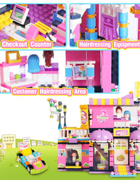 Exercise N Play City House & Barber Shop Toddler Blocks Set - 1655 Pcs